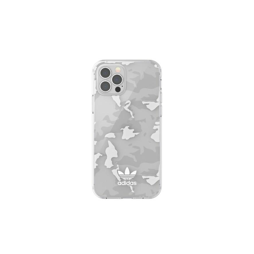 Dėklas Adidas Adidas OR SnapCase Camo iPhone 12/12 Pro skaidrus / baltas 43705 – 3
