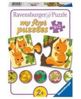 Ravensburger 3123 palapeli Kuviopalapeli 9 kpl Eläimet