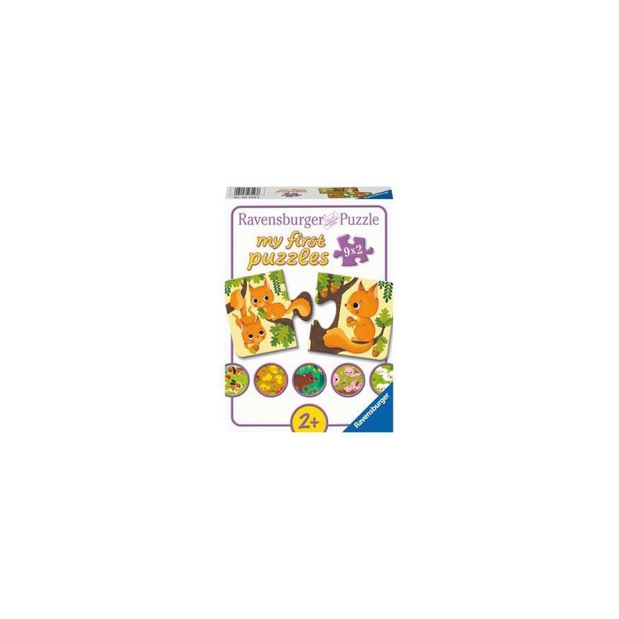 Ravensburger 3123 puzle 9 pcs Dzīvnieki