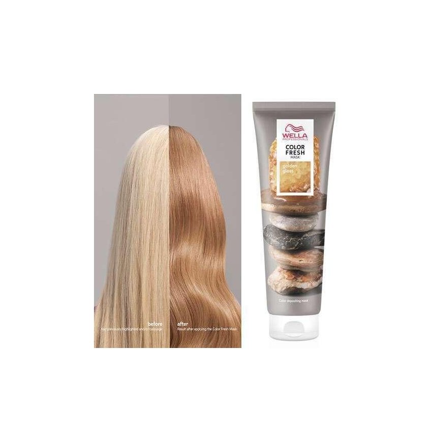 Hair coloring mask Wella Color Fresh Mask 150 ml-Golden Gloss