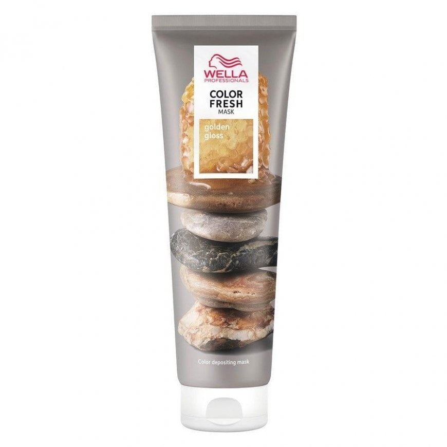 Kaukė suteikianti atspalvį plaukams Wella Color Fresh Mask 150 ml-Golden Gloss – 4