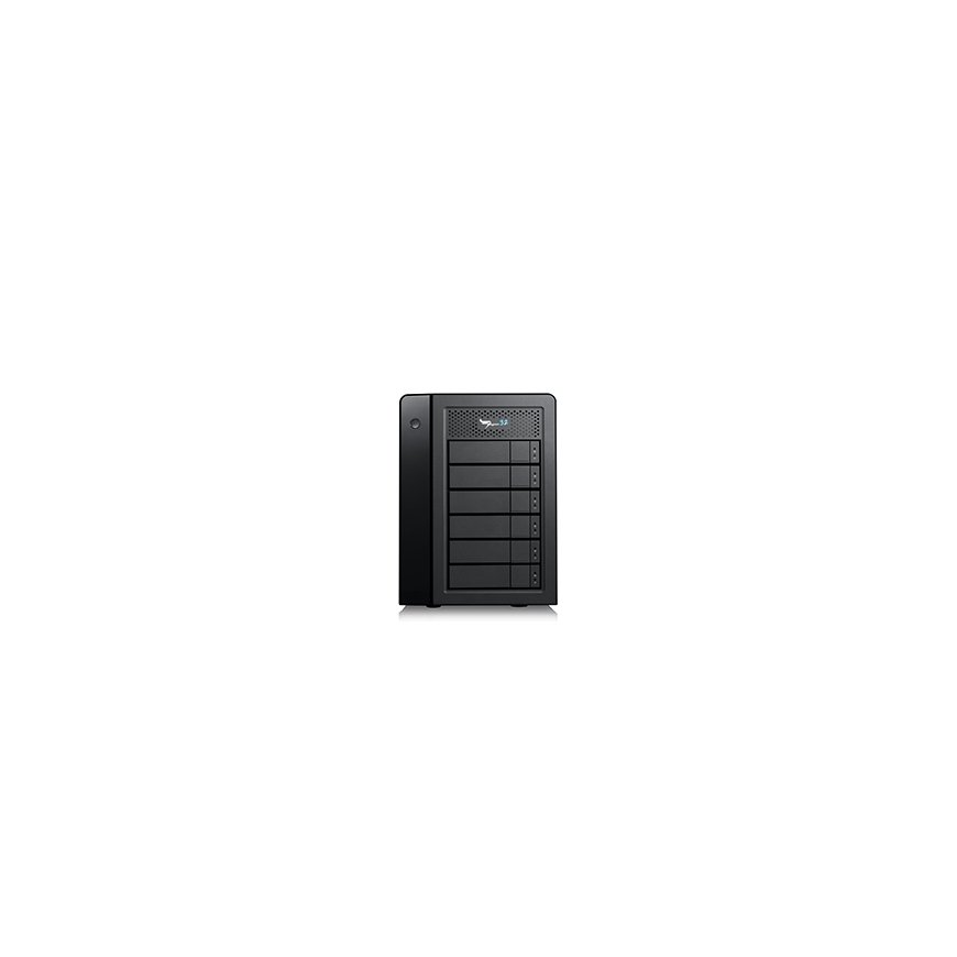 Promise Technology Pegasus32 R6 disku masīvs datu uzglabāšanai 48 TB Tower Melns