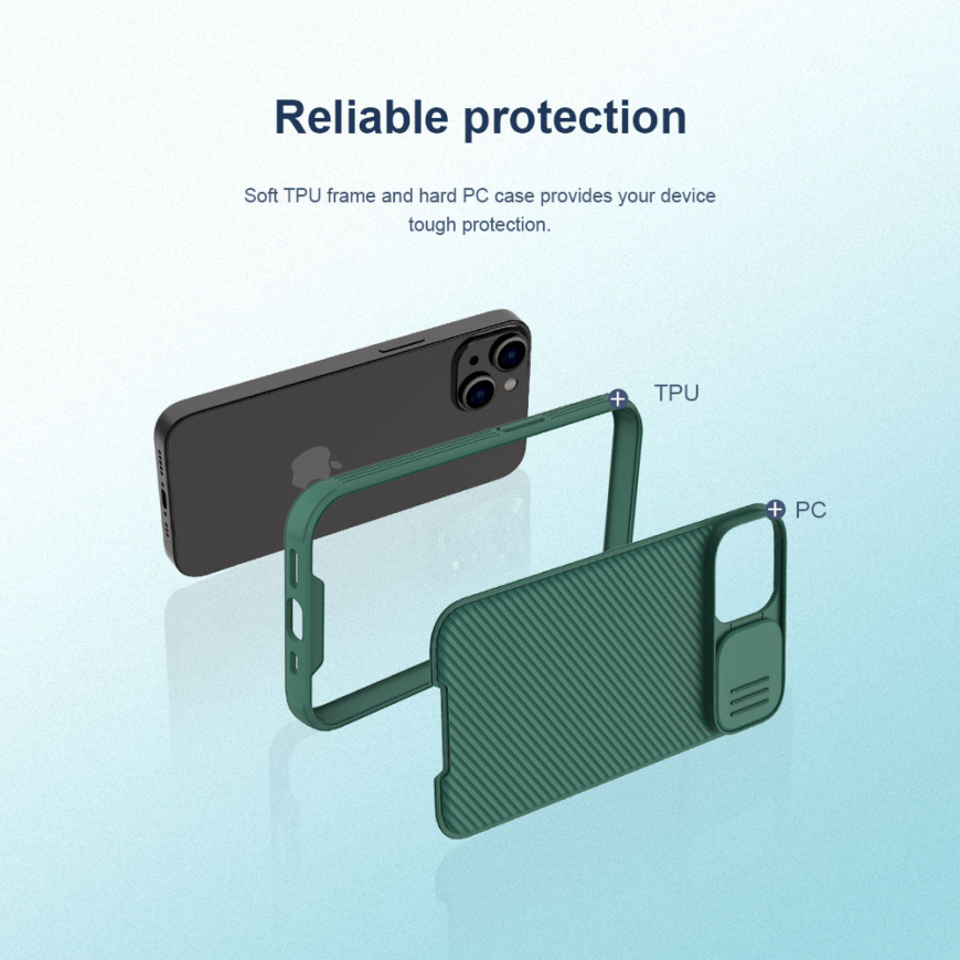 Nillkin CAMSHIELD PRO IPHONE 14 MAX. BLUE/BLUE – 3