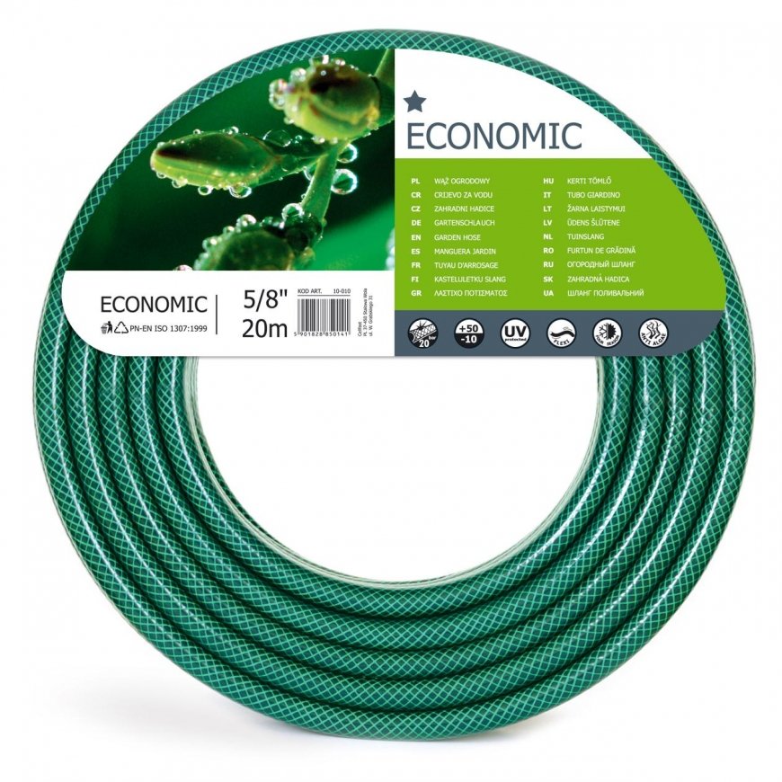 Cellfast CF10010R PVC Garden Hose, Diameter 5/8", Length 20m, Roll, Economical – 3
