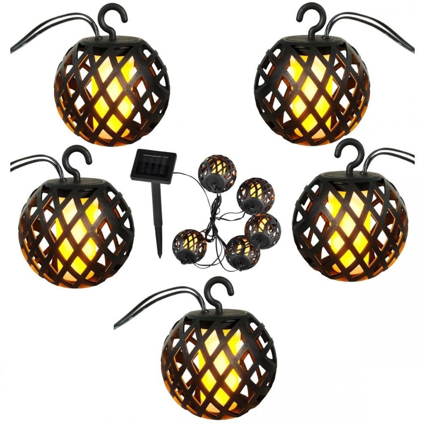 Saska Garden Solar lamp fireballs cm.7cm 5 pcs – 3