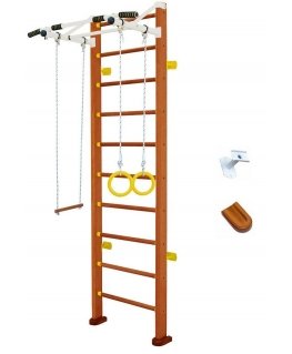 Medinė švediška gimnastikos sienelė SANRO D-3 232,5x64cm