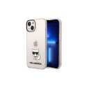 Karl Lagerfeld Dėklas Karl Lagerfeld KLHCP14MCTTRI Apple iPhone 14 Plus hardcase rožinė/pink Transparent Choupette Body