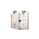 Karl Lagerfeld Dėklas Karl Lagerfeld KLHCP14MCTTRI Apple iPhone 14 Plus hardcase rožinė/pink Transparent Choupette Body