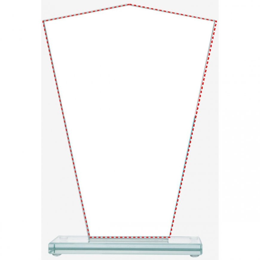 Detail Glass trophy with glued base – 2