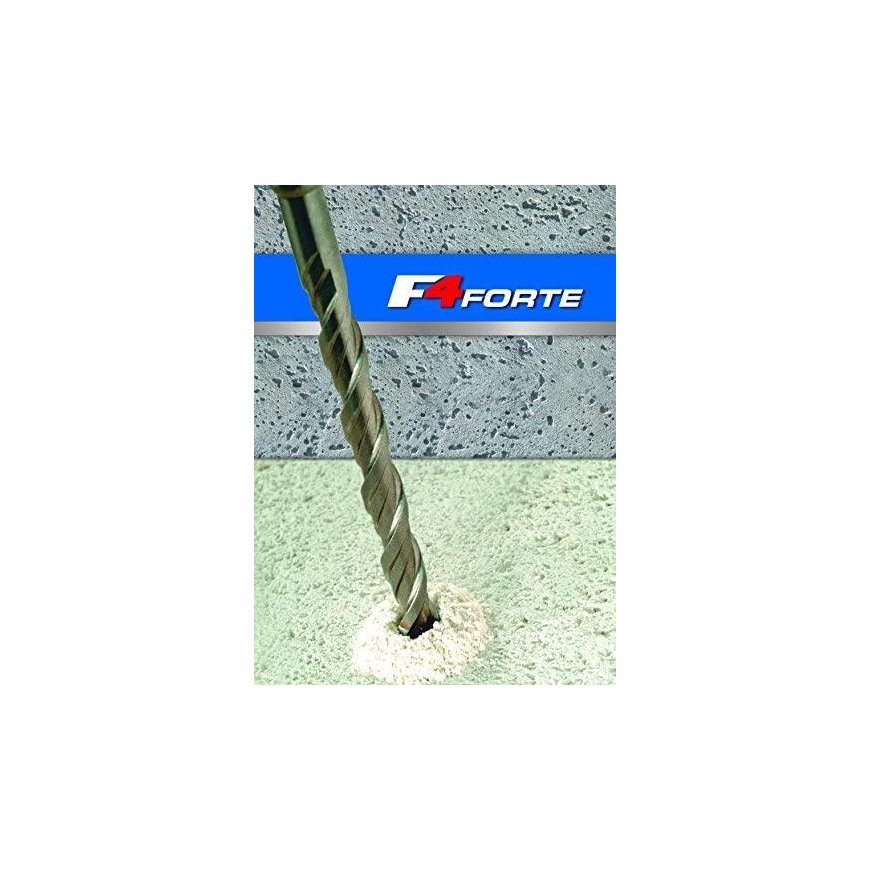 Grąžtas Alpen 84700800100 F4 SDS-Plus Forets pour perforateur, Gris, 310/250x8,0mm – 4