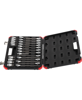 GEDORE red Screwdriver Bit Sockets 1/2 hex 30-pieces