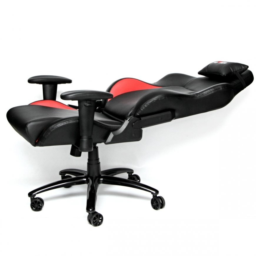 Red fighter C2 Yleispelituoli pehmustettu istuin Musta, Punainen – 4