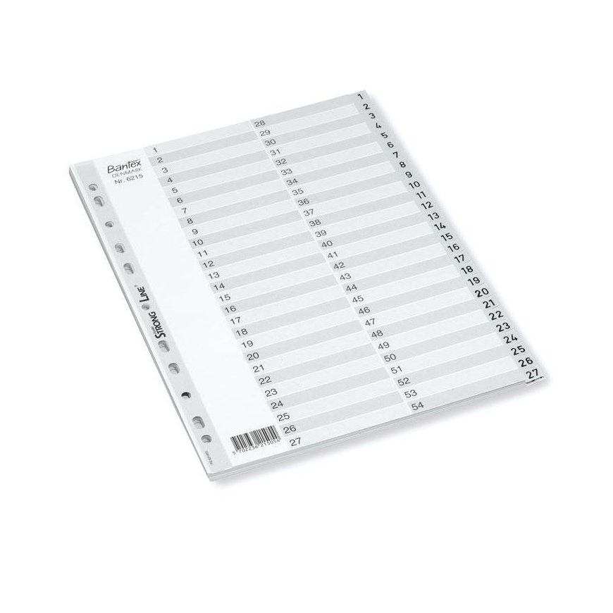 Bantex Separation sheets BANTEX STRONG-LINE, A4