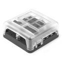 Fuse box with LED negative rail 6 slots amio-03038 Fuse box with LED negative rail 6 slots amio-03038