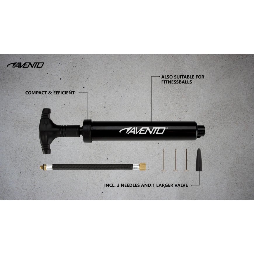 Schreuders Sport Pump (manual double-acting) AVENTO 45PC Black – 4