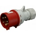 Orno Maitinimo kištukas su fazės keitimu 32A / 5P, IP44 Orno Maitinimo kištukas su fazės keitimu 32A / 5P, IP44
