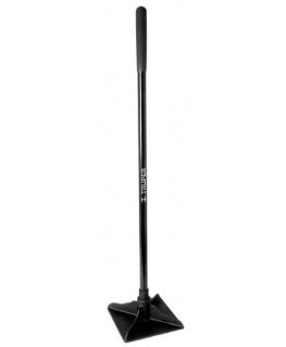 Soil compactor 203x203mm, steel handle 1220mm Truper®