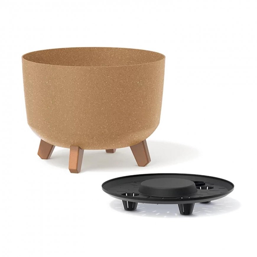 Prosperplast Gracia Standard Eco Wood DGRL400W naturo eco vazonas – 2