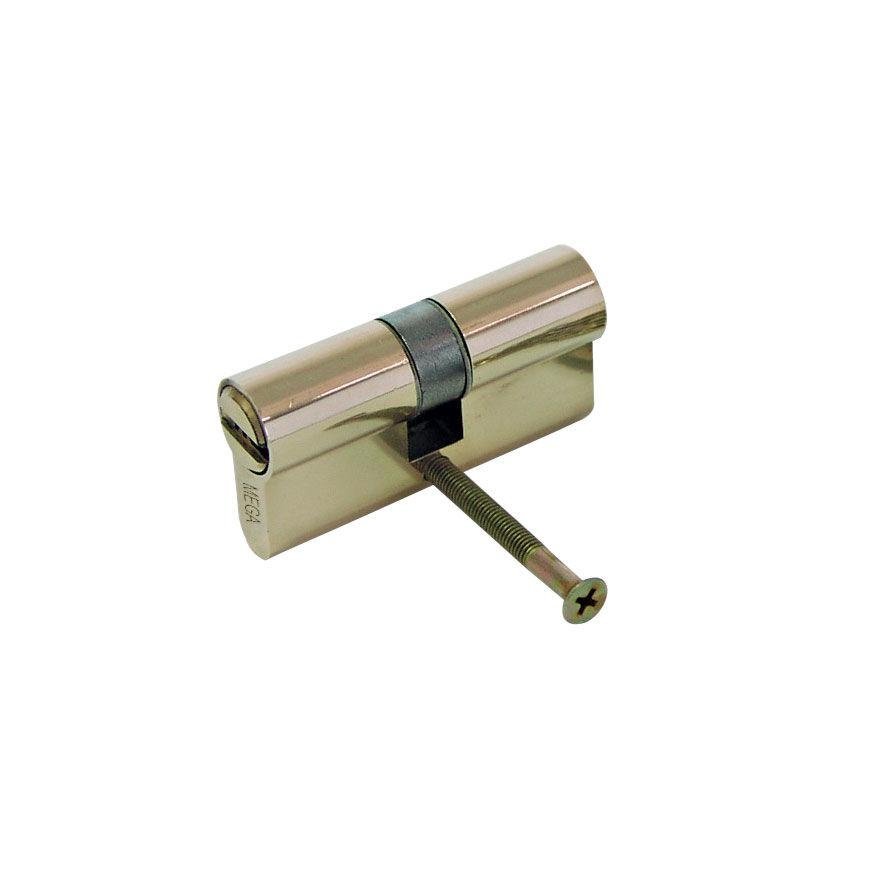 24666 Symmetrical Brass Security Cylinder, 62mm Card, Mega