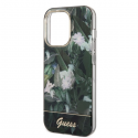 Guess GUHCP14LHGJGHA iPhone 14 Pro 6,1 colio žalias / žalias kietas dėklas Jungle Collection