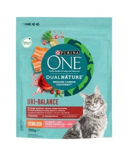 PURINA Dual Nature Uri-Balance Sterilized - dry cat food - 750 g