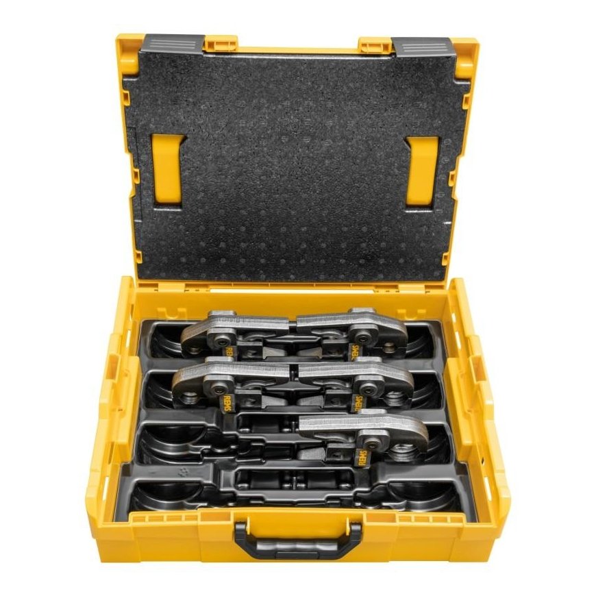 A set of pressing heads in a suitcase REMS V15-18-22-28-35 – 2