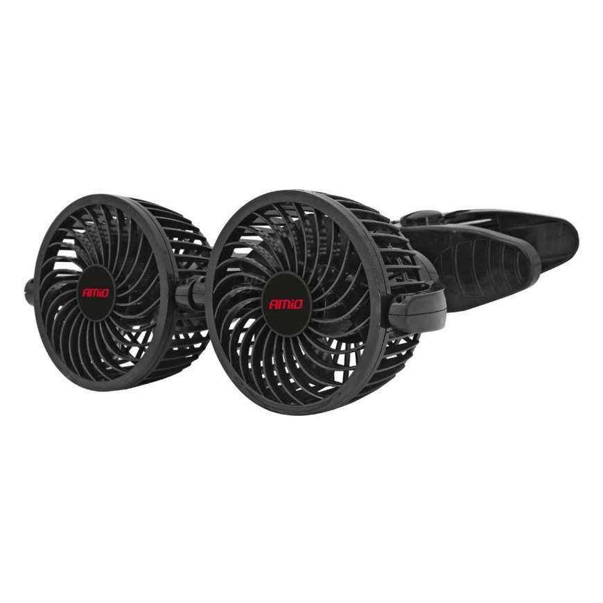 Wentylator wiatrak automobilinis su klipsem 12v amio-03012