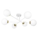 Orno LEIA 6P E27, pendant lamp, max. 6x60W, white and gold
