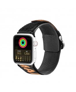 Dėklas Dux Ducis Strap (lauko versija) dirželis, skirtas Apple Watch Ultra, SE, 8, 7, 6, 5, 4, 3, 2, 1 (49, 45, 44, 42 mm) juodo