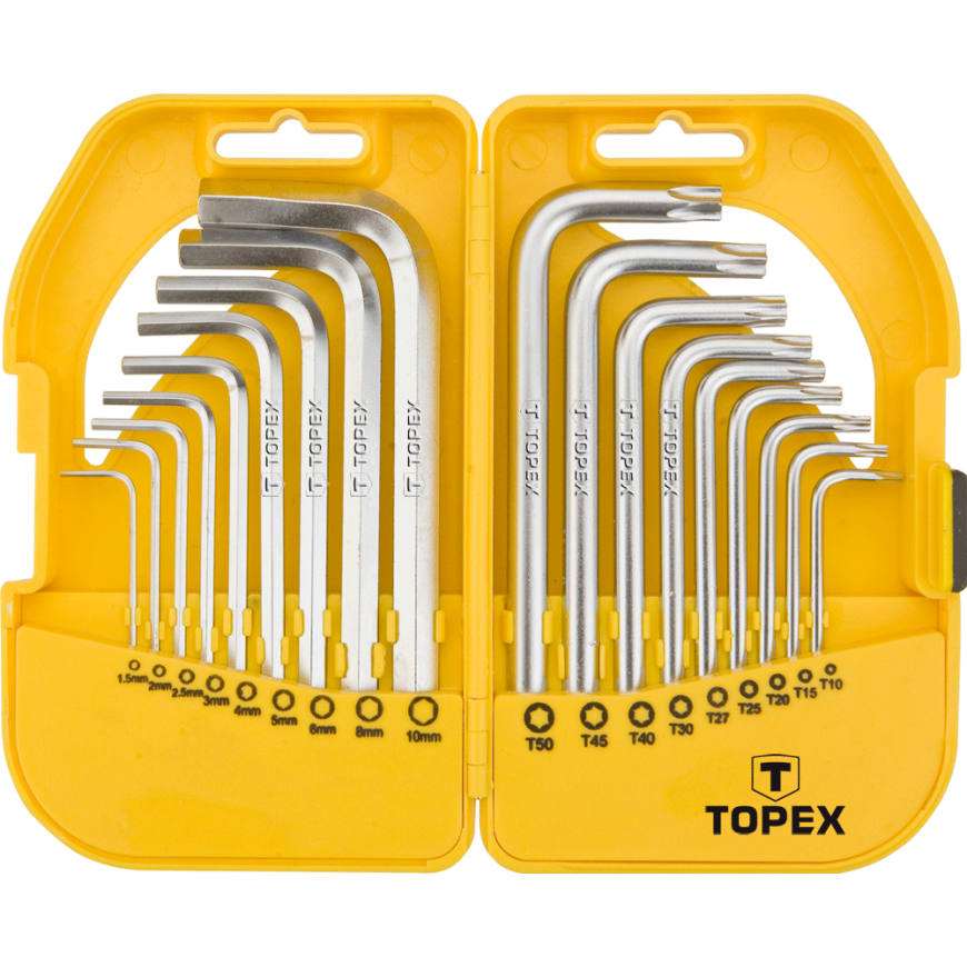 Topex Hex and Torx keys, set