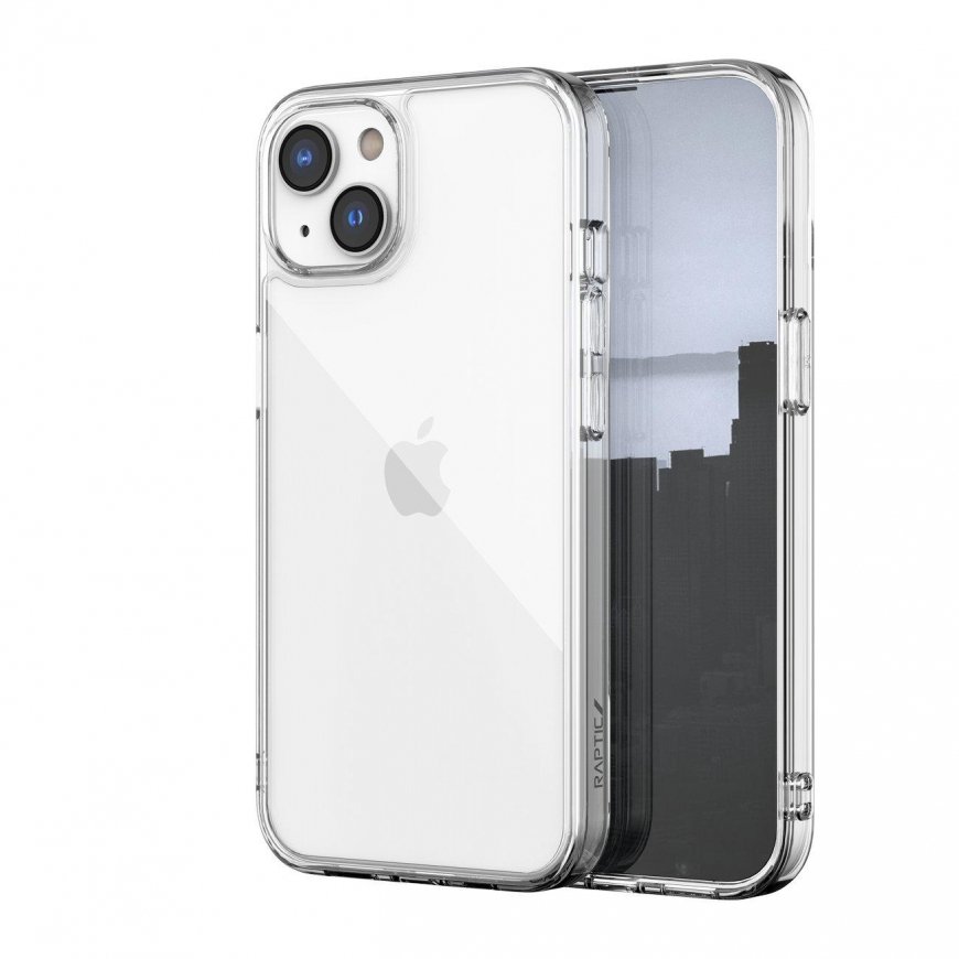 Raptic X-Doria Clearvue Case iPhone 14 Plus back cover transparent