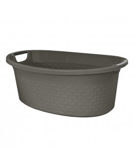 Branq Miska owalna Cotton 60l. tamsiai pilkas melanžas - 1460