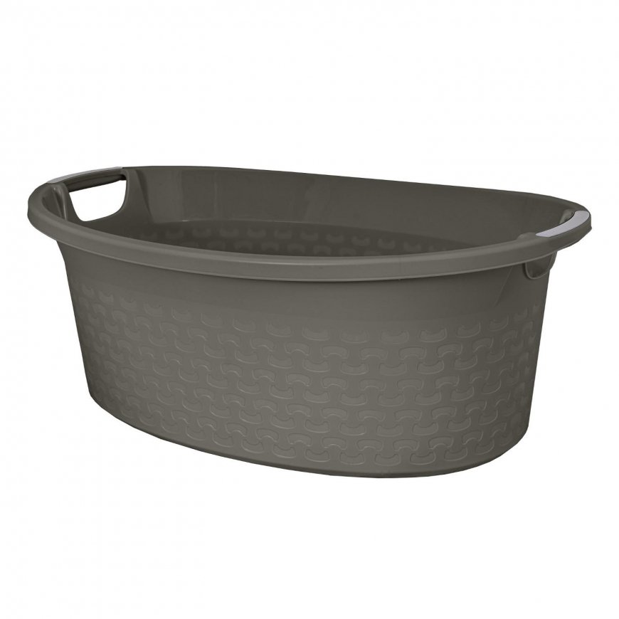 Branq Miska ovalna Cotton 60l. dark gray melange - 1460