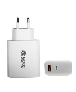 EXTRADIGITAL Charger GaN USB Type-C, USB Type-A: 65W, PPS