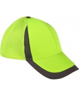 Lahti Pro baseball caps, mesh yellow, 12 pcs, (L1010500)