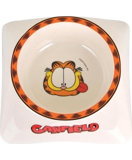 GARFIELD Garfield, melamine cat bowl, white/grey