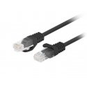 PATCHCORD CAT.6 UTP 1.5M Black FLUKE PASSED LANBERG 10-PACK