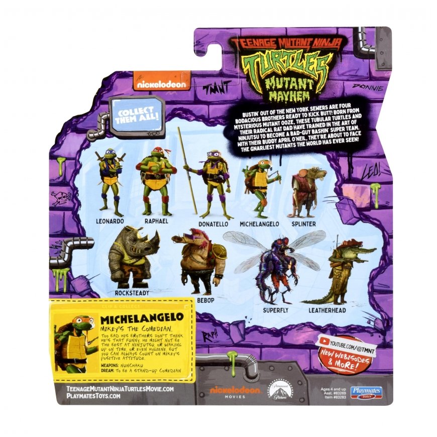 Mutant TMNT figūrėlė Michelangelo, 83283 – 3