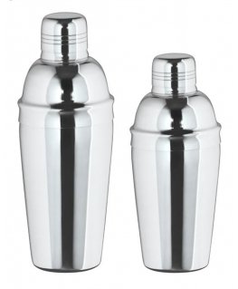 Cocktail shaker Cobbler, stainless steel, 500 ml, pc