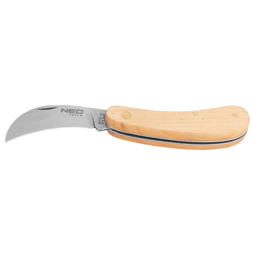 Neo Crescent assembly knife, wooden sheaths