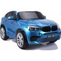 Lean Cars Dvivietis elektromobilis vaikams BMW X6M mėlynas lakuotas