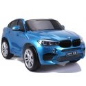 Lean Cars Dvivietis elektromobilis vaikams BMW X6M mėlynas lakuotas