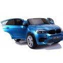 Lean Cars Double electric car for children BMW X6M blue lacquered Lean Cars Double electric car for children BMW X6M blue lacquered
