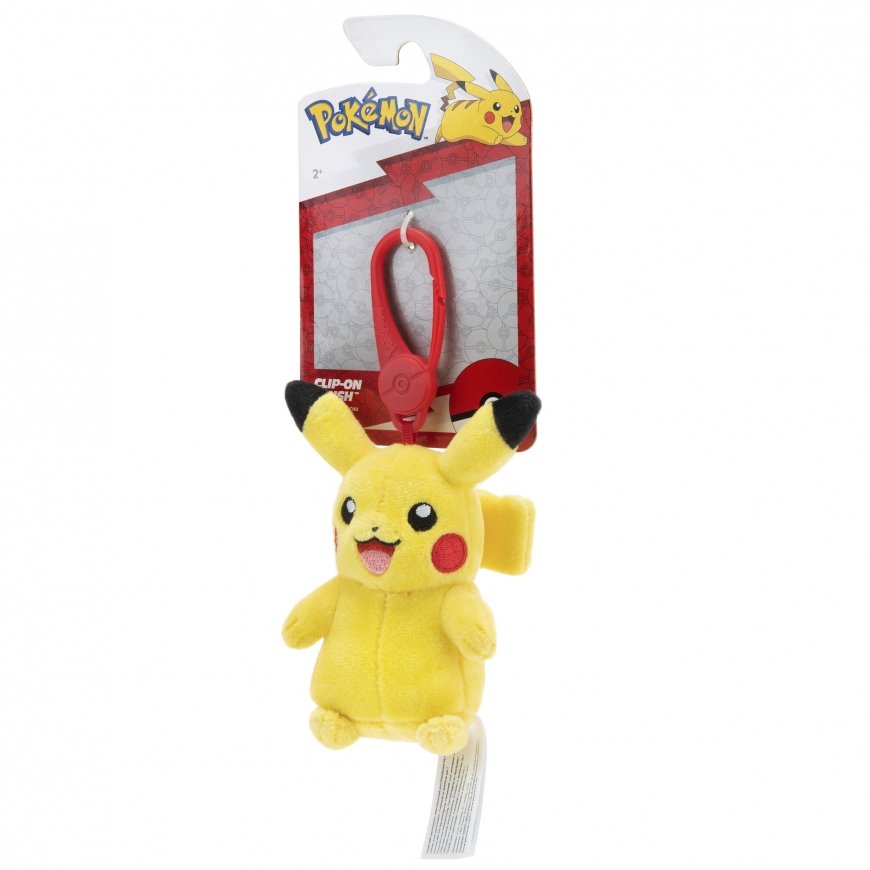 POKEMON W8 Clip-on pehme mänguasi, 8 cm – 4