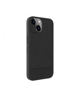 Evelatus Apple iPhone 15 Plus Plactic Leather Magsafe Back Cover Black
