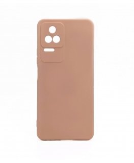 Evelatus Xiaomi POCO F4 Nano Silicone Case Soft Touch TPU Beige