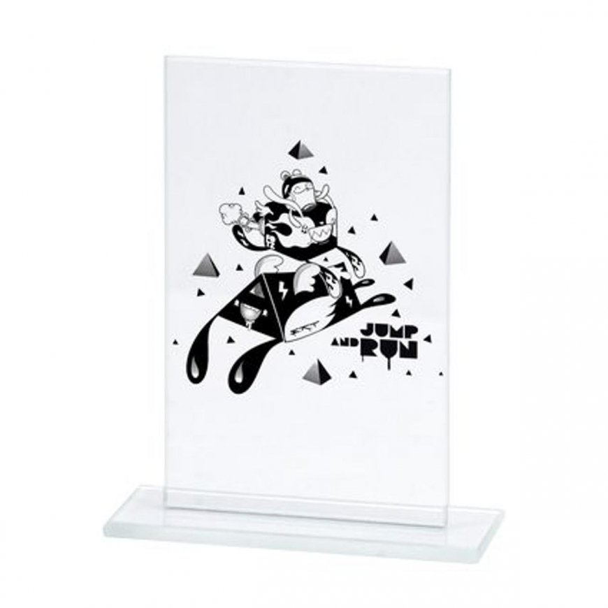 Tryumf Engraved glass trophy + paint filler – 3