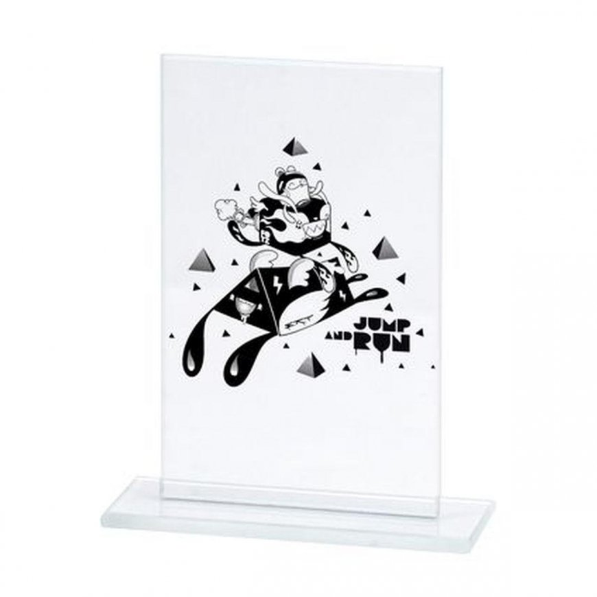 Tryumf Engraved glass trophy + paint filler – 4
