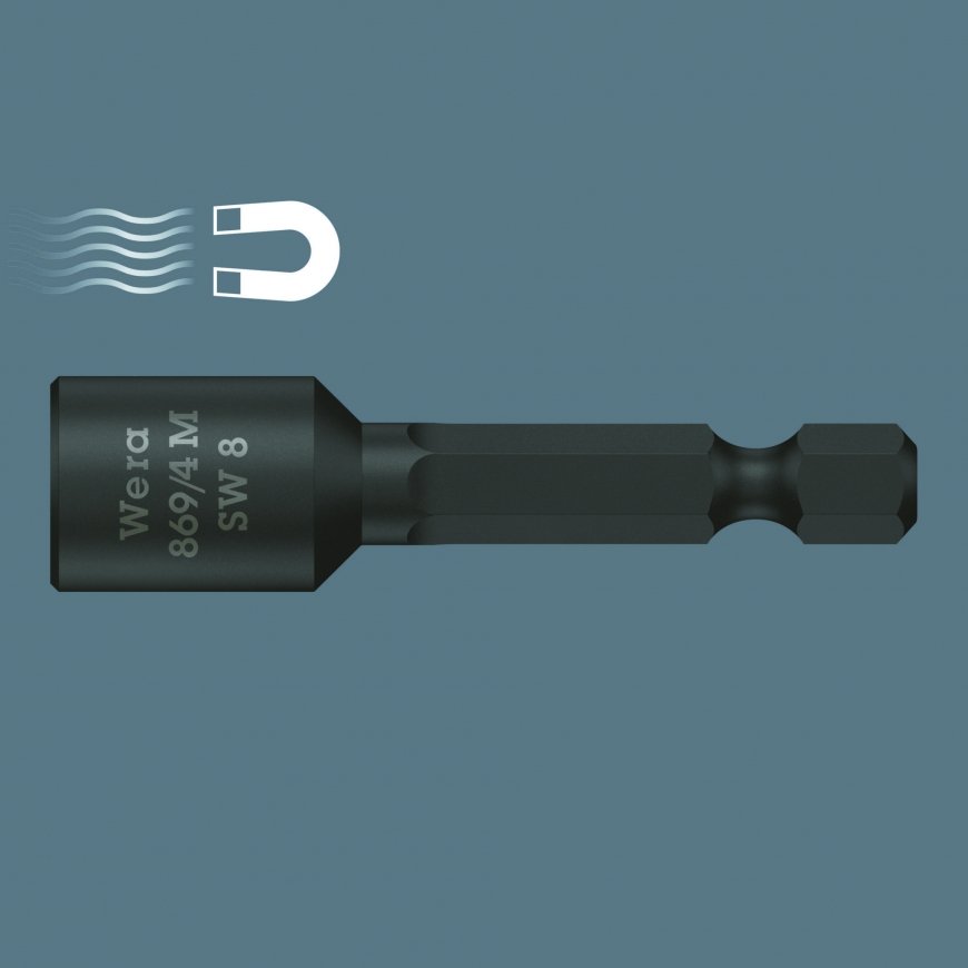 Socket with magnet for 1/4" screws 11/65mm, Wera [05060237001]