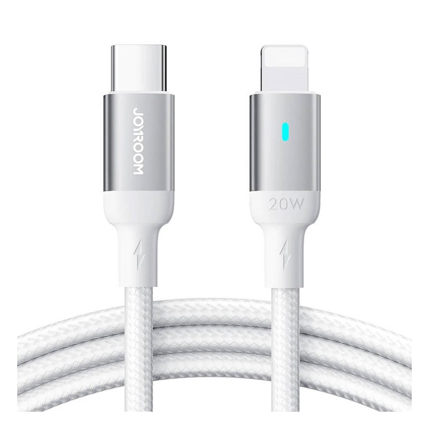 USB Lightning Type C cable 20W 1.2m Joyroom S-CL020A10 (white)